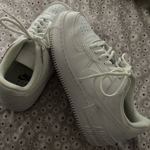 Nike Air Force 1 Shadow Low All-white Womens 8.5